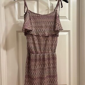 Elif for Jordan Taylor Missoni-like Patterned Spaghetti Strap Dress